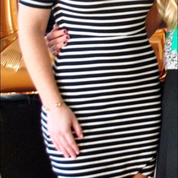Aqua by Bloomingdales Mini Striped Dress - Picture 5 of 6